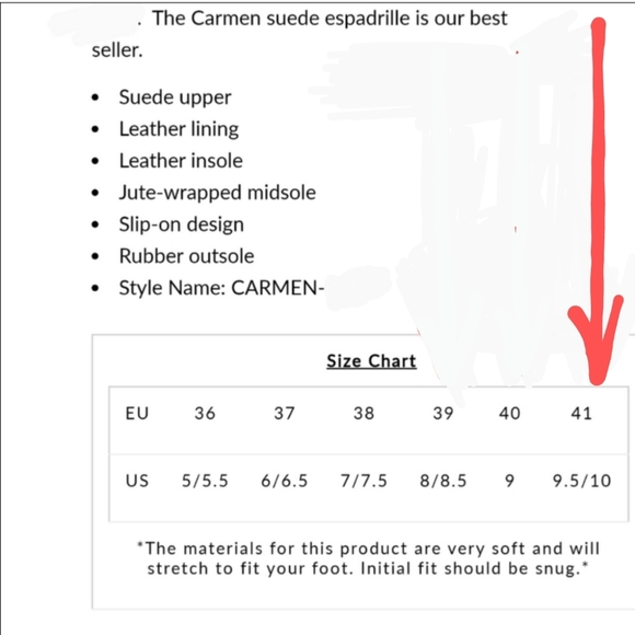 Verbenas Espadrilles Carmen Suede Leather Closed Toe Stone EU41 (9.5/10) NWT - Picture 15 of 16